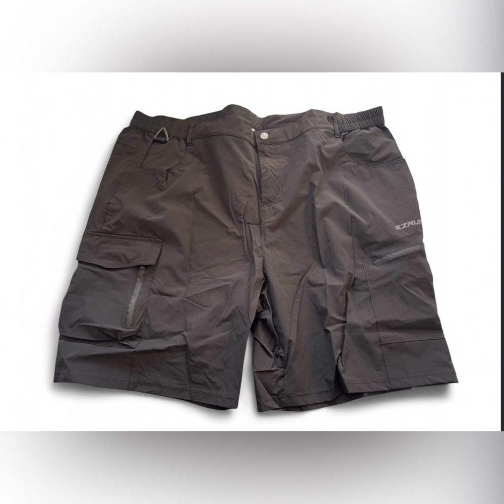 New EZRUN Men's 4XL Quick Dry Hiking Cargo Shorts Lightweight Multi-Pocket